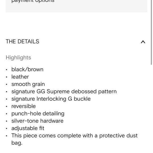 Authentic Gucci Belt Reversible - Picture 10 of 13